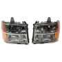 Raxiom S518298 07-14 GMC Sierra 1500/2500 HD/3500 HD Axial OEM Rep Headlights- Chrome Housing (Clear Lens)