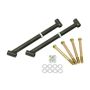 BMR Suspension RB002H BMR 68-72 A-Body Control Arm Reinforcement Braces - Black Hammertone