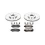 PowerStop K2429 Z23 Daily Driver Carbon-Fiber Ceramic Brake Pad and Drilled & Slotted Rotor Kit