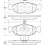 Stoptech 308.06880 Street Brake Pads