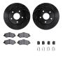 Dynamic Friction 8612-40000 Rotor Kit