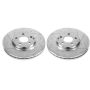 PowerStop EBR684XPR PowerStop Evolution Performance Drilled, Slotted & Plated Brake Rotor Pair