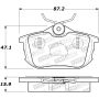 Stoptech 308.08380 Street Brake Pads