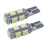 Oracle Lighting 4801-001 ORACLE Lighting T10 5 LED 3 Chip SMD Bulbs (Pair) - Cool White