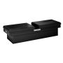 Tradesman 86451 Steel Cross Bed Truck Tool Box (70in./Side Opening) - Black