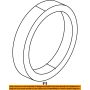 Mopar 5086983AA Rear Wheel Seal