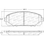 Stoptech 308.18390 Street Brake Pads - Front