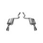 CORSA Performance 14329 Corsa 2015-2017 Ford Mustang GT 5.0 3in Axle Back Exhaust Polish Dual Tips (Touring)