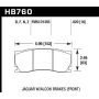 Hawk Performance HB760Z.620 Performance Ceramic Disc Brake Pad