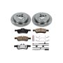 PowerStop KOE6280 OE Stock Replacement Low-Dust Ceramic Brake Pad and Rotor Kit