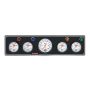 QUICKCAR RACING PRODUCTS QRP61-67513 3-1 Gauge Panel OP/WT/OP /FP w/3-3/8in Tach Black