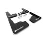 Rally Armor MF92-UR-BLK/WH-X Black Mud Flap/White Logo