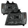 SPYDER 5082589 Projector Headlights - Version 2 - Light Bar DRL - Smoke