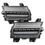 SPYDER 5086785 Full LED Front Bumper Lights - Sequential Signal - Black