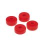Prothane Universal Shock Bushings - Stem Type - Small Nipple - Red