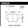 Hawk Performance HB508F.586 HPS Disc Brake Pad