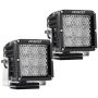 Rigid Industries Dually XL Hybrid Diffused - Spot (Set of 2)