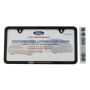 Ford Racing M-1828-SSB Ford Performance Slim License Plate Frame-Black Stainless Steel