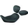 Mustang Motorcycle 79800 Mustang 06-17 Harley Dyna Wide Tripper Solo Seat w/Driver Backrest - Black