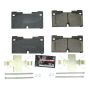 PowerStop Z23-2173 PowerStop - Z23 Daily Driver Carbon-Fiber Ceramic Brake Pads with Hardware Kit