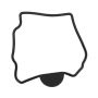 Vertex Pistons 817844 Vertex Gaskets 04-09 Honda CRF250R Valve Cover Gasket