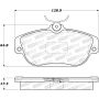 StopTech Street Touring 92-97 Volvo 960 Front Brake Pads - Semi-Metallic