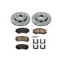 PowerStop KOE5291 OE Stock Replacement Low-Dust Ceramic Brake Pad and Rotor Kit