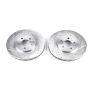 PowerStop AR8342XPR PowerStop Evolution Performance Drilled, Slotted & Plated Brake Rotor Pair
