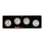 QUICKCAR RACING PRODUCTS QRP61-7027 4 Gauge Extreme Panel OP/WT/OT/Volt