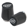 S&S Cycle 106-0248 Air Filter Cover For Tapered S&S Tuned Induction Filters - Black Nylon - 2 Pack