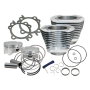 S&S Cycle 910-0480 07-17 BT 107in Bolt-In Big Bore Kit - Silver