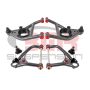 BMR Suspension AA029H BMR 67-69 1st Gen F-Body Upper And Lower A-Arm Kit - Black Hammertone
