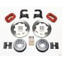 Wilwood 140-2112-R Forged Dynalite P/S Rear Kit Red Chev 12 Bolt w C-Clips
