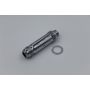 Fragola -8AN x 7/8-20 Carb Adapter Long 3in - Chrome