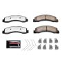 PowerStop Z36-756 PowerStop - Z36 Truck and SUV Carbon-Fiber Ceramic Brake Pads with Hardware Kit