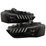 SPYDER 5088321 Projector Headlights - Switch Back Sequential LED Turn Signal - Black