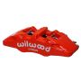 Wilwood 120-13439-RD Caliper-Forged Dynapro 6 5.25in Mount-Red-L/H 1.38/1.00/1.00in Pistons .81in Disc