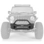 Go Rhino 331101T 07-20 Jeep Wrangler JL/JLU/JK/JKU/Gladiator JT Rockline Front Stubby Bumper w/ Overrider