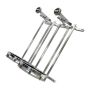 Nitrous Express 11208SB-10 Stand up Dual Billet Bottle Bracket for 10lb Bottle (Flat Mount)