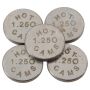 Hot Cams 5PK948125 04-08 400 DVX/02-16 CRF 450 R Shim Kits 1.250mm Thickness - 5 Pack