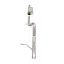 CORSA Performance 21122 Corsa 2007-2018 Jeep Wrangler JKU 3.6L Sport 2.75in Cat-Back Exhaust w/ Single 4in Tips