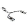 AWE Tuning 3015-42072 Audi C7.5 A6 3.0T Touring Edition Exhaust - Quad Outlet Chrome Silver Tips