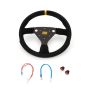 OMP RACING, INC. OMPOD0-2042-A01-071 320 SP Steering Wheel Black Grip Silver Center