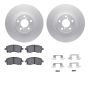 Dynamic Friction 4512-13075 Rotor Kit