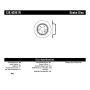 Stoptech 128.40061R 04-08 Acura TL/TL-S Standard/Brembo Drilled Right Rear Rotor