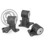 Innovative 94-97 Accord H/F Series Black Steel Mounts 85A Bushings (Auto to Manual)