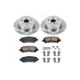 PowerStop KOE4714 OE Stock Replacement Low-Dust Ceramic Brake Pad and Rotor Kit