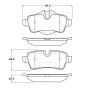 StopTech Street Touring 07-09 Mini Cooper/Cooper S Rear Brake Pads