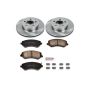 PowerStop KOE2160 OE Stock Replacement Low-Dust Ceramic Brake Pad and Rotor Kit