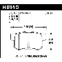 Hawk Performance HB145D.570 ER-1 Disc Brake Pad